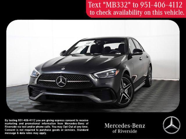 new 2025 Mercedes-Benz C-Class car, priced at $54,435