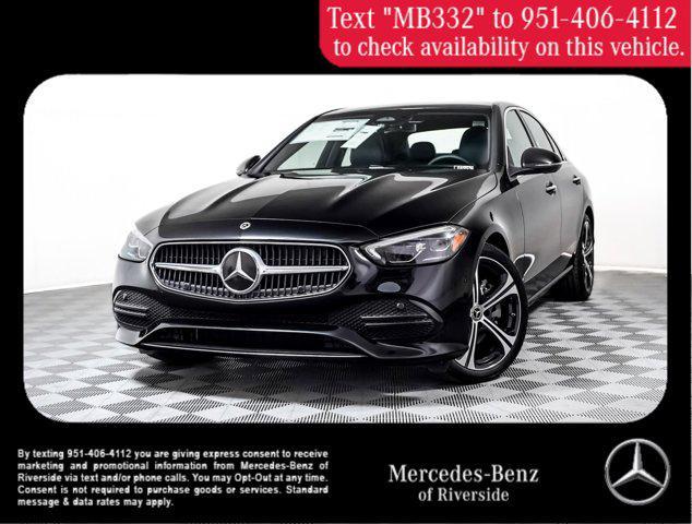 new 2025 Mercedes-Benz C-Class car, priced at $52,195