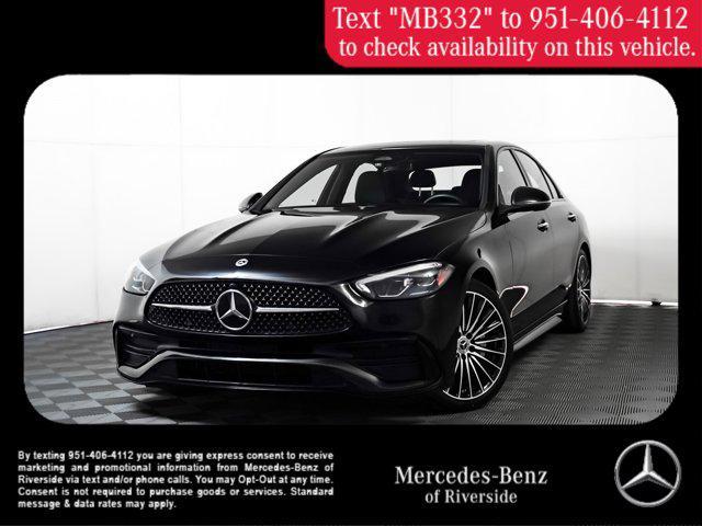 used 2023 Mercedes-Benz C-Class car, priced at $34,991