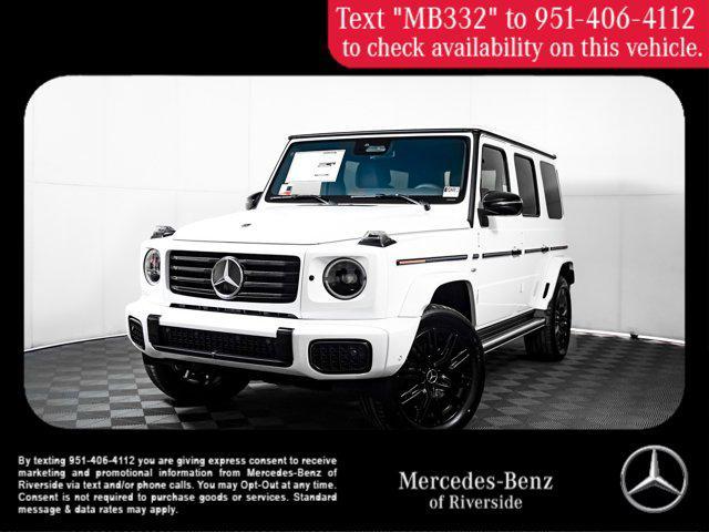 new 2025 Mercedes-Benz G-Class car, priced at $182,685