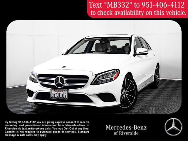 used 2021 Mercedes-Benz C-Class car, priced at $28,898