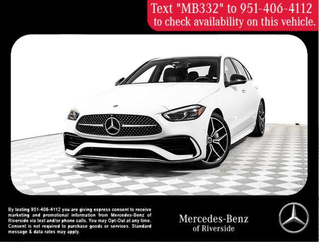 used 2022 Mercedes-Benz C-Class car, priced at $38,898