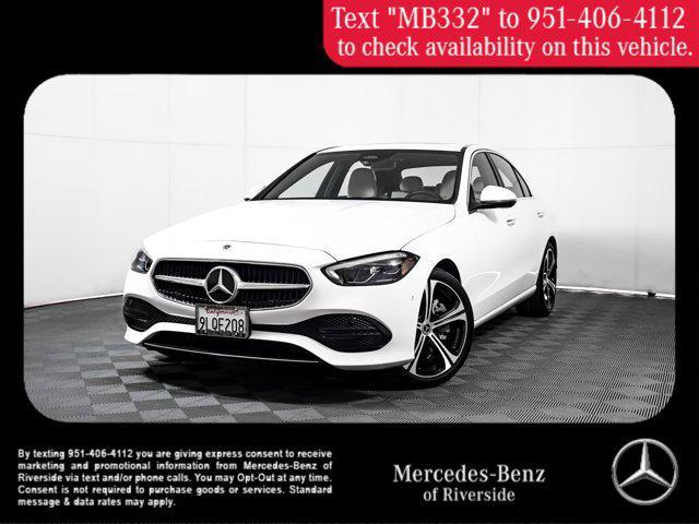 used 2024 Mercedes-Benz C-Class car, priced at $39,997