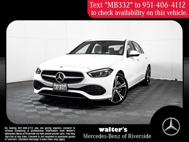 used 2024 Mercedes-Benz C-Class car, priced at $39,997