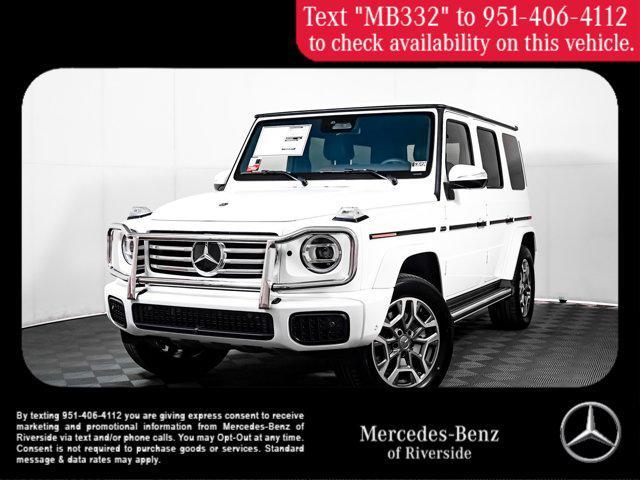 new 2025 Mercedes-Benz G-Class car, priced at $160,735