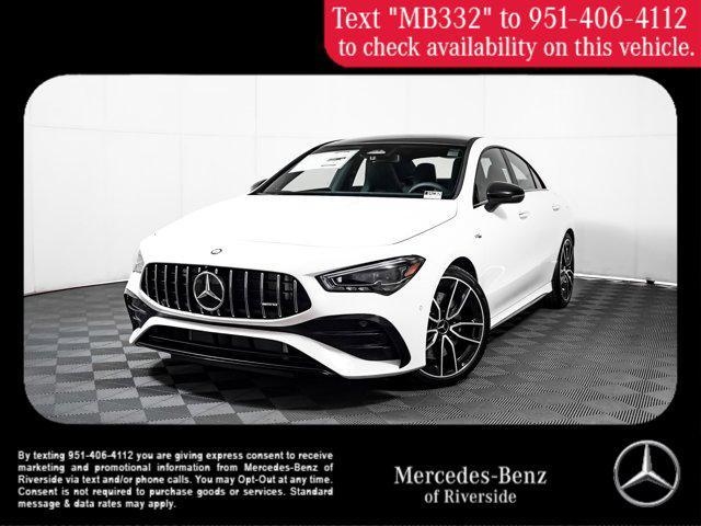 new 2025 Mercedes-Benz AMG CLA 35 car, priced at $62,845