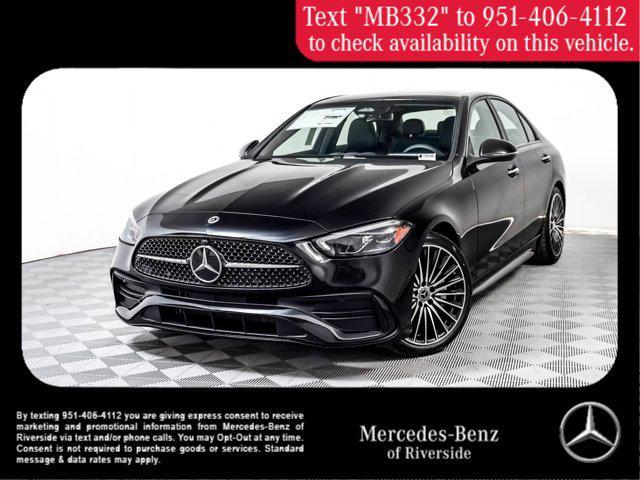 new 2025 Mercedes-Benz C-Class car, priced at $55,095