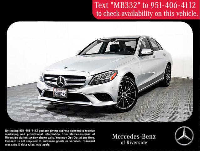 used 2020 Mercedes-Benz C-Class car, priced at $24,800