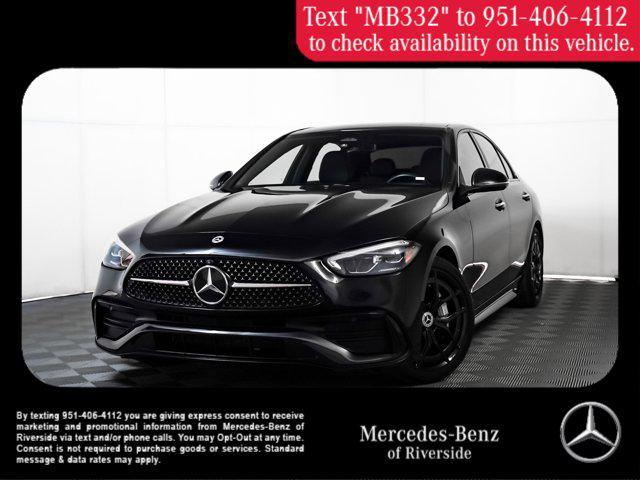 used 2023 Mercedes-Benz C-Class car, priced at $33,997