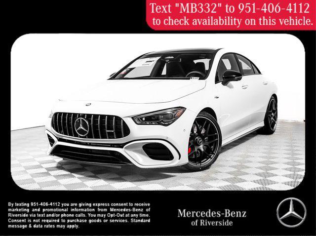 new 2025 Mercedes-Benz AMG CLA 45 car, priced at $75,495