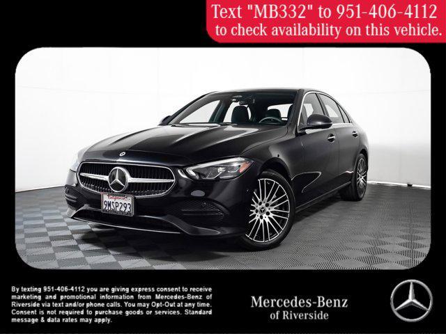 used 2024 Mercedes-Benz C-Class car, priced at $41,945