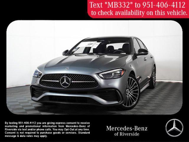 new 2025 Mercedes-Benz C-Class car, priced at $58,095