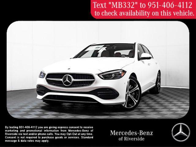 new 2025 Mercedes-Benz C-Class car, priced at $50,745