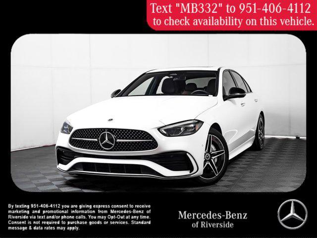 used 2023 Mercedes-Benz C-Class car, priced at $35,991