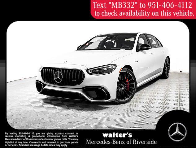 new 2025 Mercedes-Benz AMG S 63 E car, priced at $201,895