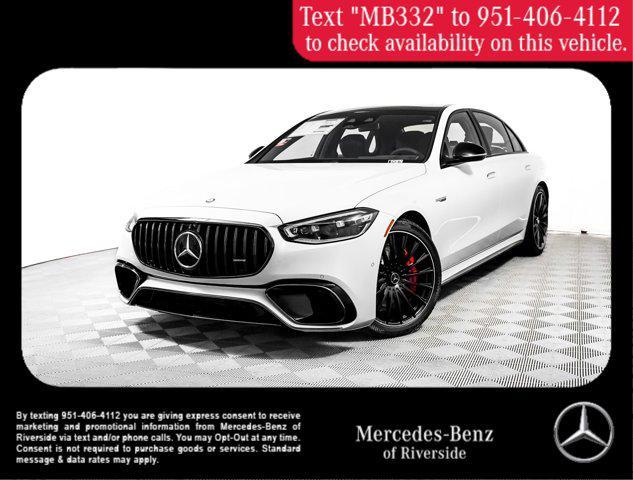 new 2025 Mercedes-Benz AMG S 63 E car, priced at $201,895