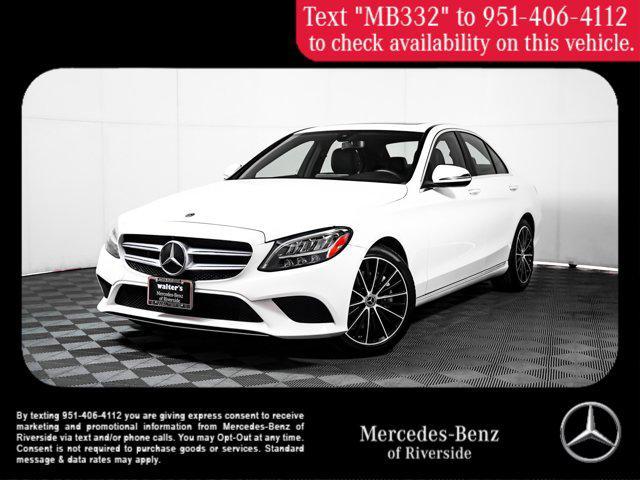 used 2021 Mercedes-Benz C-Class car, priced at $27,911