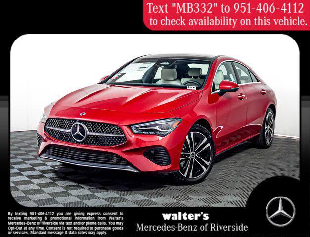 new 2025 Mercedes-Benz CLA 250 car, priced at $48,185