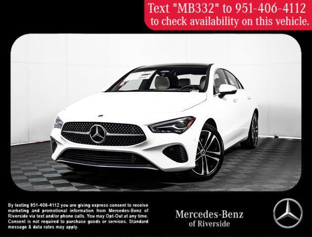 new 2025 Mercedes-Benz CLA 250 car, priced at $48,315