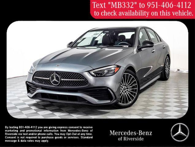 new 2025 Mercedes-Benz C-Class car, priced at $58,095