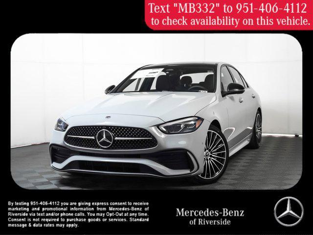 new 2025 Mercedes-Benz C-Class car, priced at $56,545