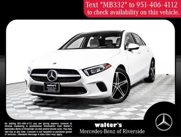 used 2019 Mercedes-Benz A-Class car, priced at $27,911