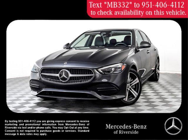 used 2022 Mercedes-Benz C-Class car, priced at $34,714