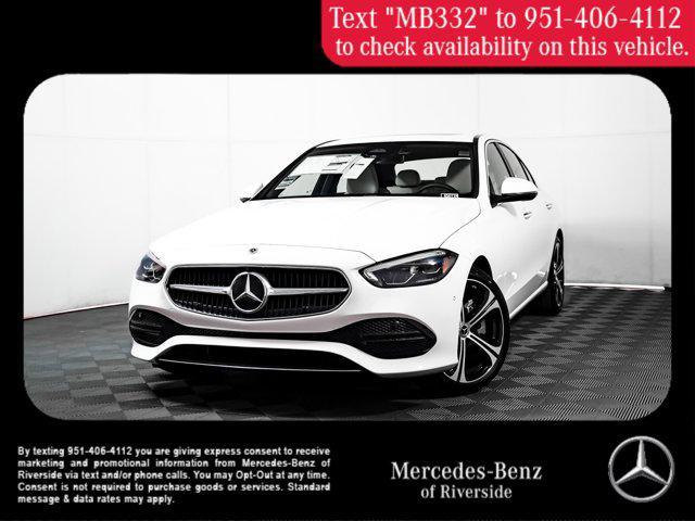 new 2025 Mercedes-Benz C-Class car, priced at $52,935