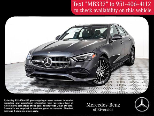 new 2025 Mercedes-Benz C-Class car, priced at $51,195
