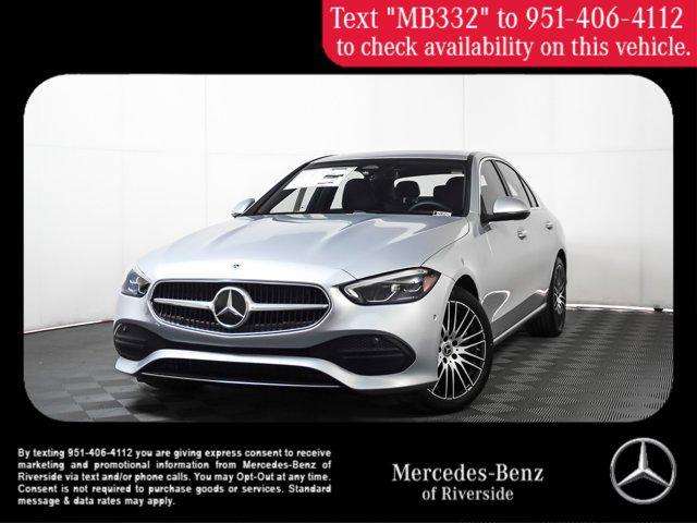 new 2025 Mercedes-Benz C-Class car, priced at $51,195