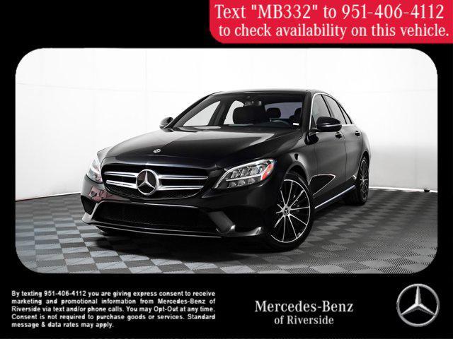 used 2021 Mercedes-Benz C-Class car, priced at $28,700