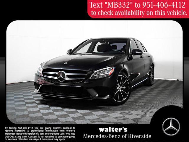 used 2021 Mercedes-Benz C-Class car, priced at $28,700