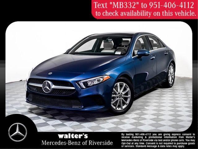 used 2021 Mercedes-Benz A-Class car, priced at $22,998