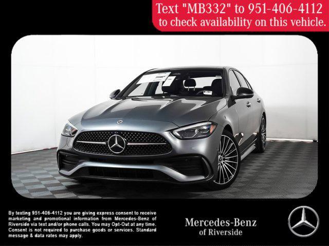new 2025 Mercedes-Benz C-Class car, priced at $60,695