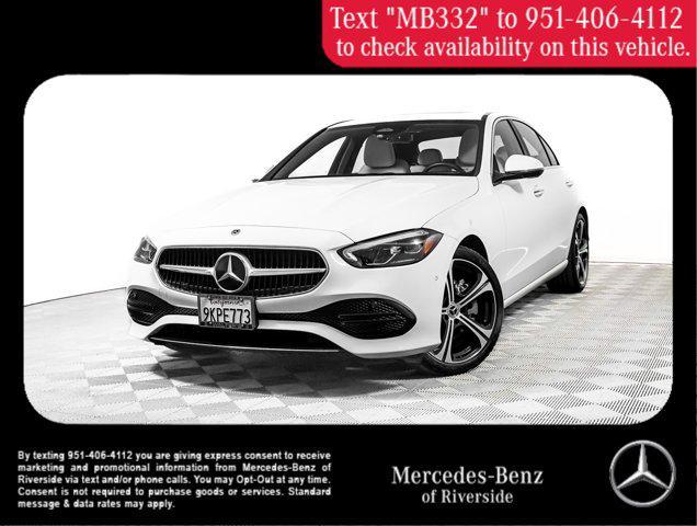 used 2024 Mercedes-Benz C-Class car, priced at $39,895