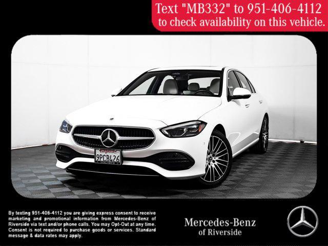 used 2025 Mercedes-Benz C-Class car, priced at $41,895