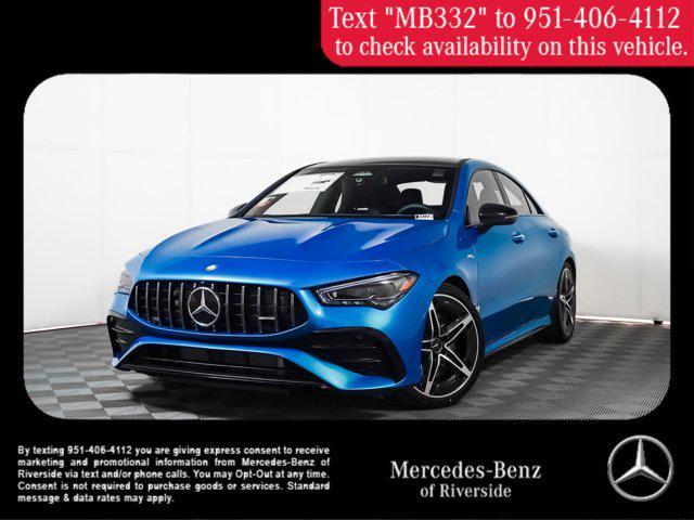 new 2025 Mercedes-Benz AMG CLA 35 car, priced at $64,595