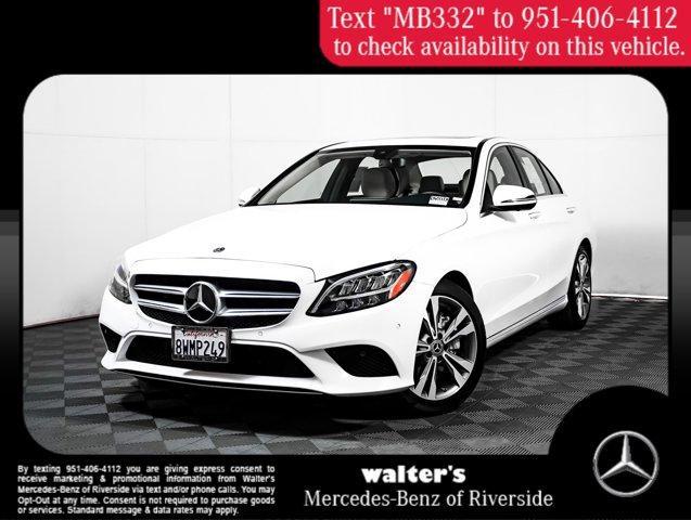 used 2021 Mercedes-Benz C-Class car, priced at $35,891