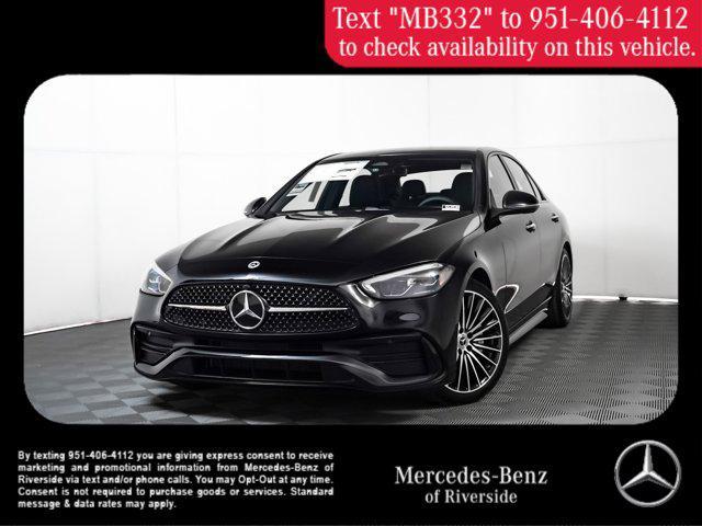 new 2025 Mercedes-Benz C-Class car, priced at $54,095