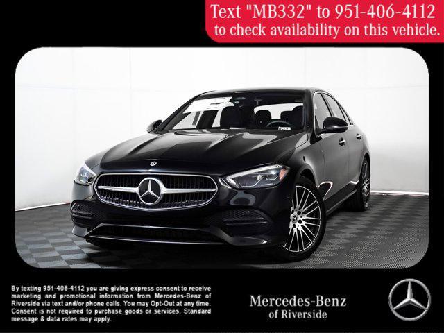 new 2025 Mercedes-Benz C-Class car, priced at $51,595