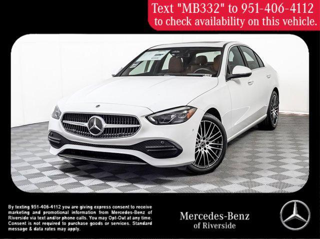 new 2025 Mercedes-Benz C-Class car, priced at $50,445