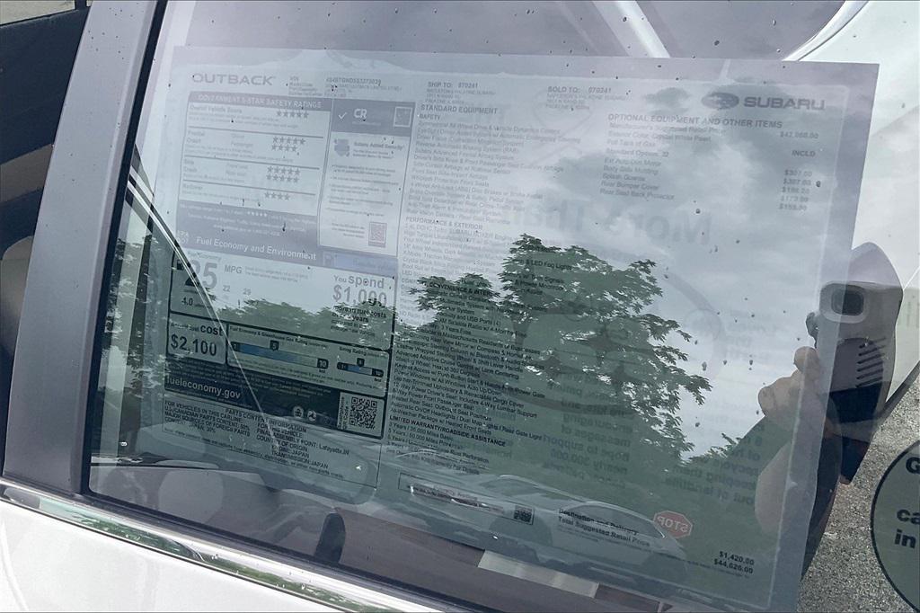 new 2025 Subaru Outback car, priced at $41,525