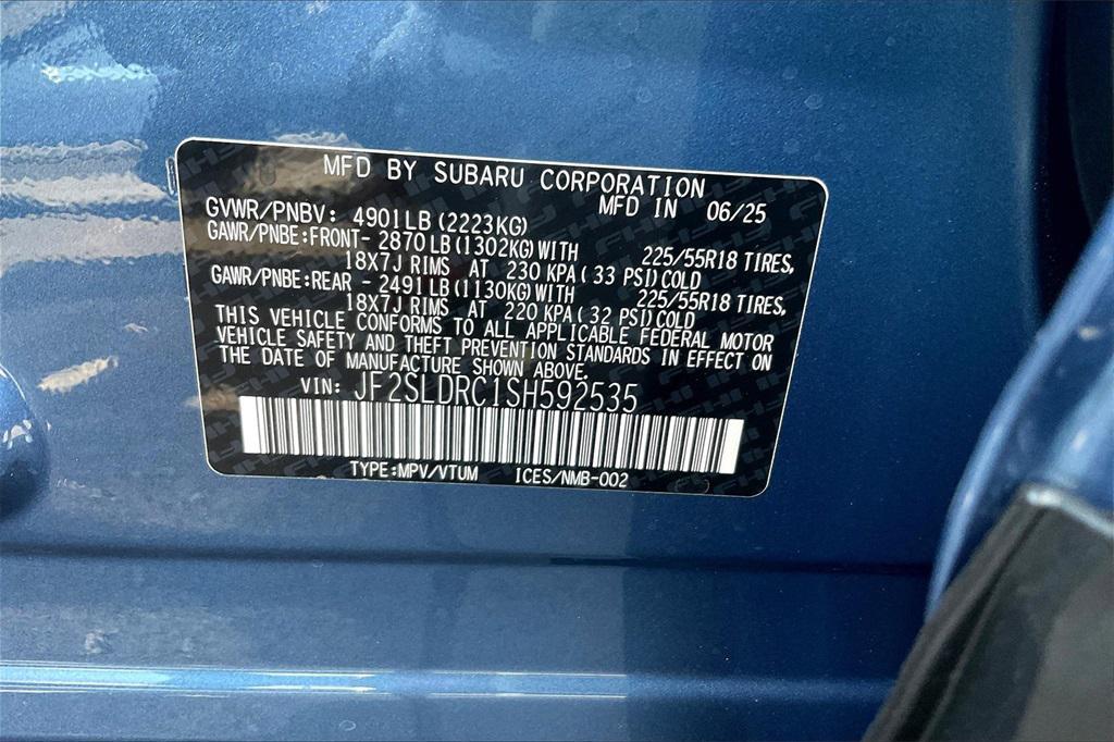 new 2025 Subaru Forester car, priced at $38,715