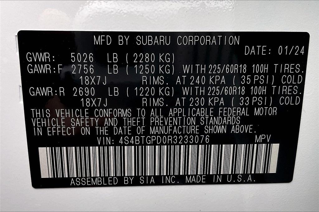 new 2024 Subaru Outback car, priced at $45,161