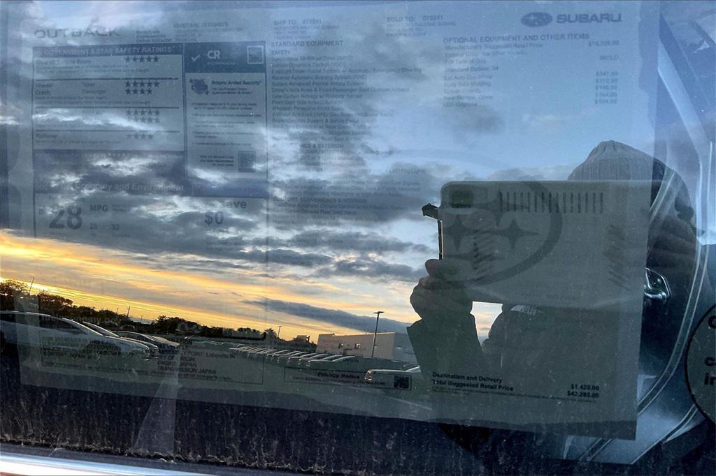 new 2025 Subaru Outback car, priced at $39,423