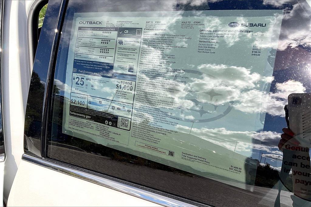 new 2025 Subaru Outback car, priced at $47,191