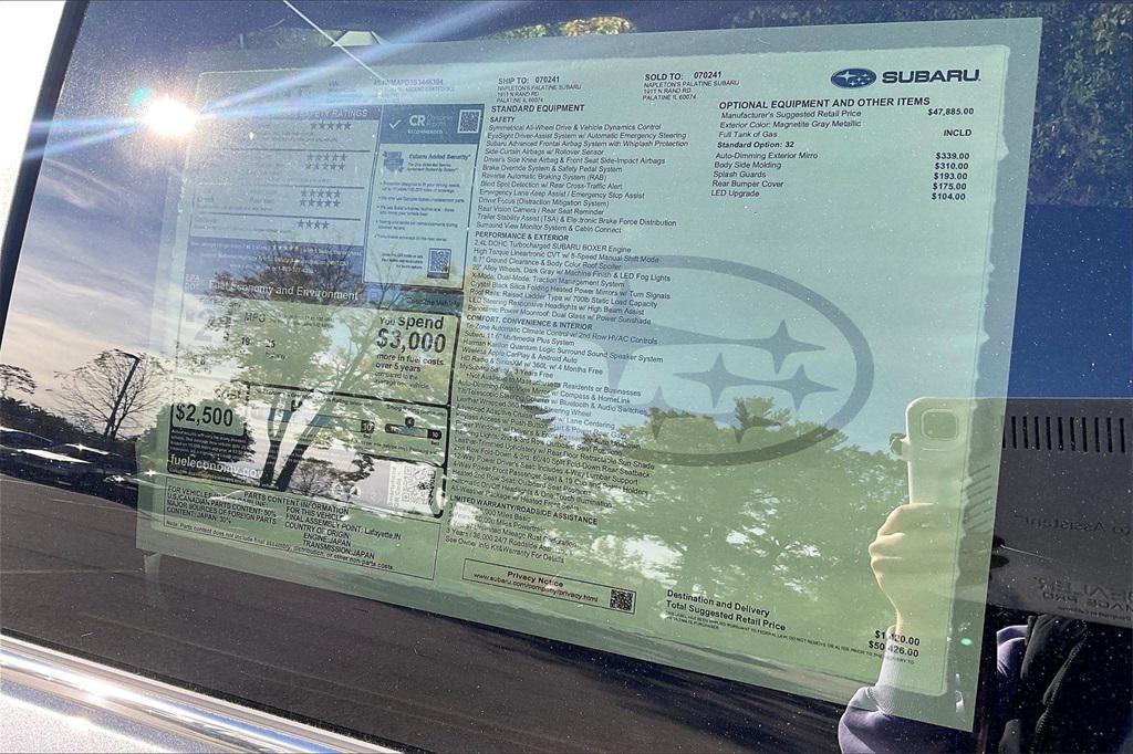 new 2025 Subaru Ascent car, priced at $46,912