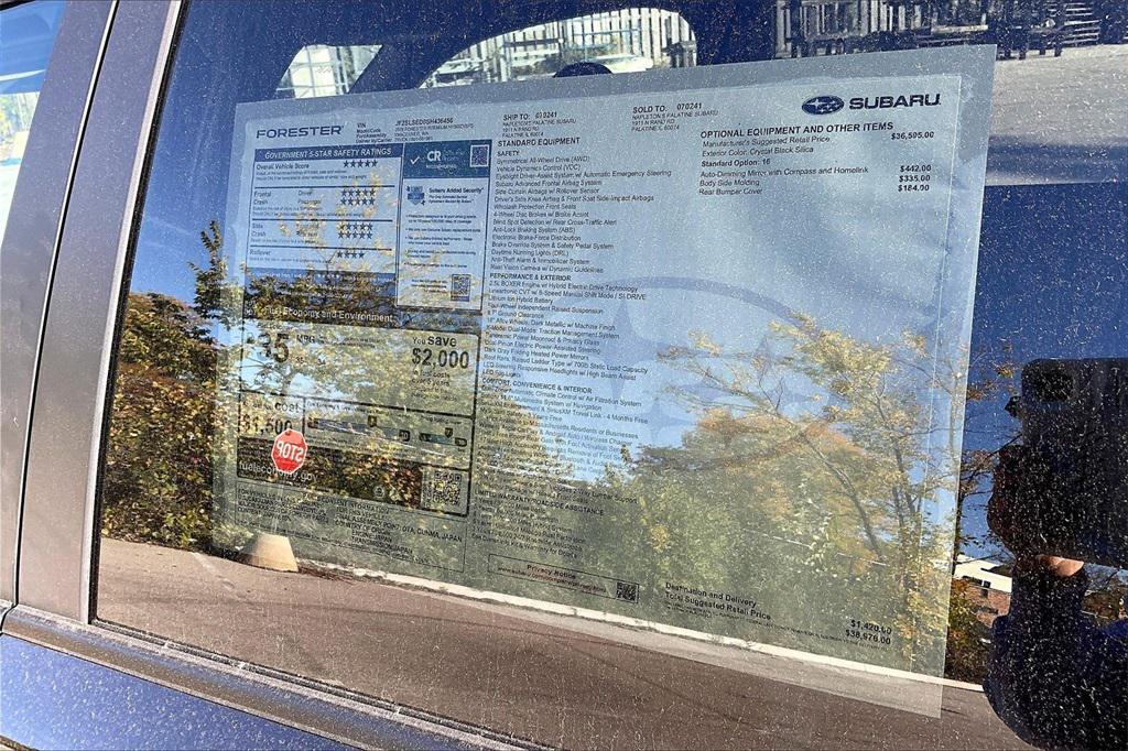 new 2025 Subaru Forester Hybrid car, priced at $36,472
