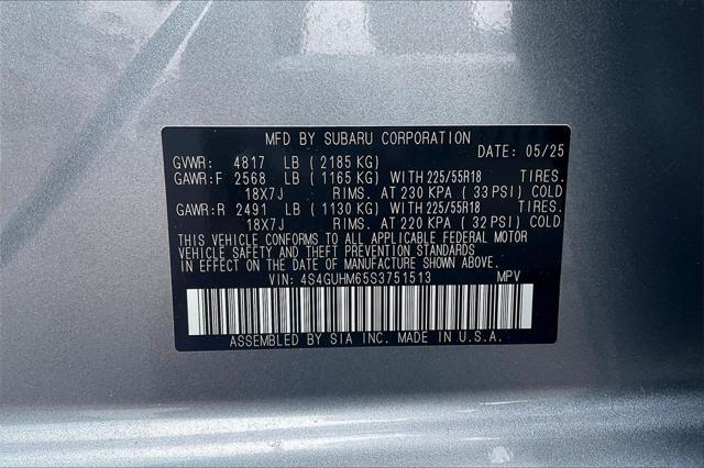 new 2025 Subaru Crosstrek car, priced at $32,399