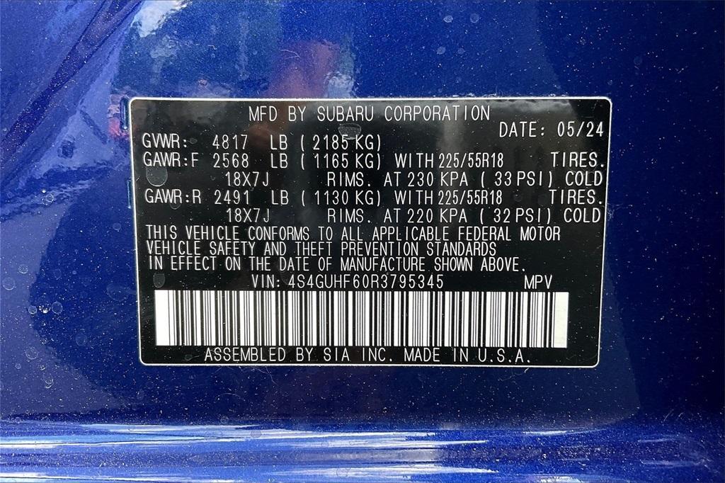 new 2024 Subaru Crosstrek car, priced at $31,296